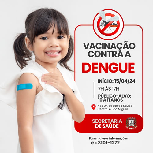 Vacinação contra a dengue