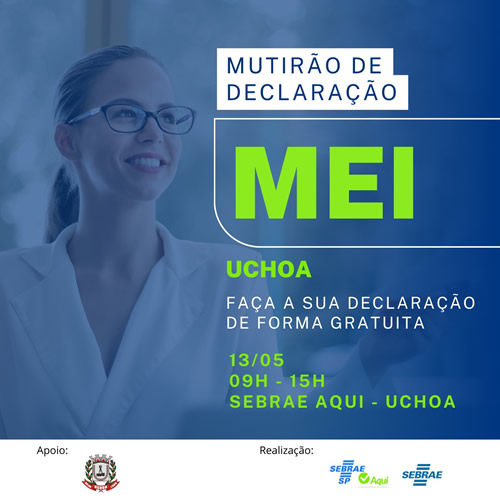 Sebrae Aqui Uchoa realiza mutirão de declaração de MEI