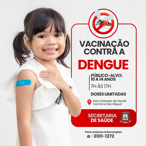 Vacinação contra a dengue