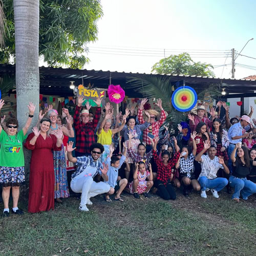 Festa Junina com os participantes do Serviço de Convivência e Fortalecimento de Vínculos