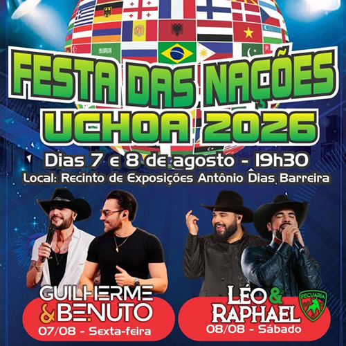 Vem aí a Festa das Nações de Uchoa!