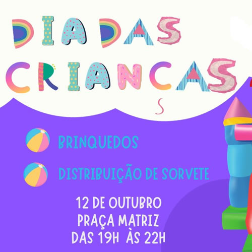 Venha comemorar o Dia das Crianças conosco!