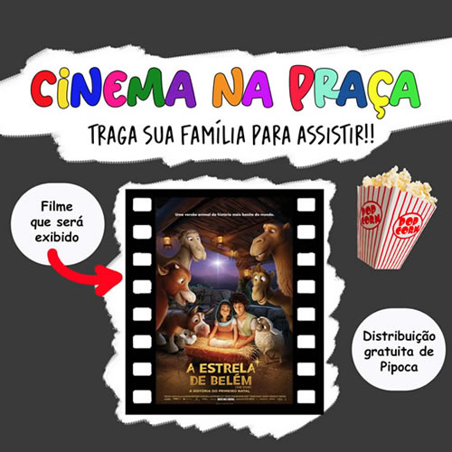 Sábado é dia de Cinema na Praça!